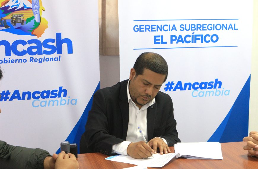 SUBREGIÓN PACÍFICO CUMPLE: SE FIRMA CONTRATO…